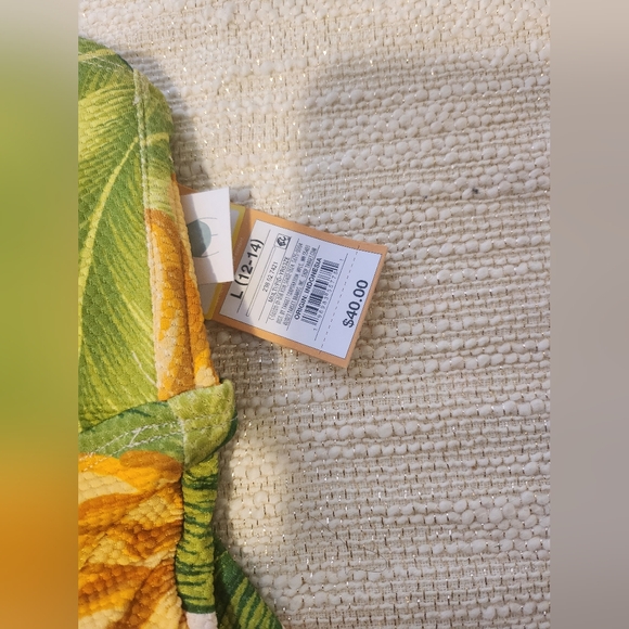 Kona Sol Palm leaf 1pc swimsuit - Picture 2 of 7